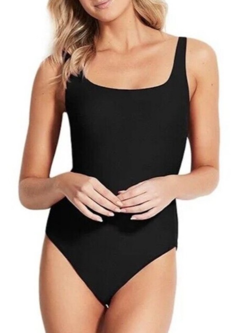 Milea (by Seafolly) Mini Rib C/D Cup Maillot One Piece Swimsuit SZ 16 NWOT